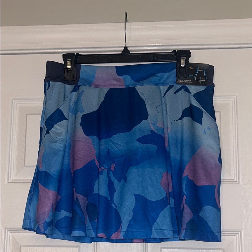 Callaway Womens 16" Abstract Gradient Print Flounce Golf Skort NWT
